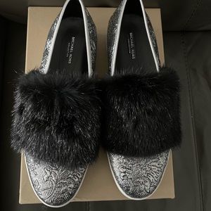 Michael Kors Collection mink fur shoes